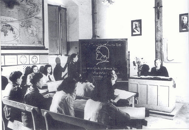 Il fascismo sui banchi di scuola