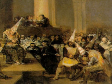 Il tribunale dell'inquisizione (F. Goya, 1812-19)
