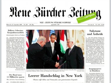 "Sämtliche Grenzen überschritten", Neue Zürcher Zeitung, 24 settembre 2010