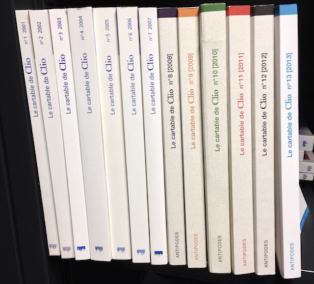 "Le cartable de Clio, revue suisse sur les didactiques de l'histoire": l'archivio completo online
