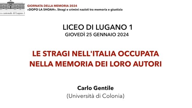 GM24 - C. Gentile, Le stragi nell'Italia occupata nella memoria dei loro autori